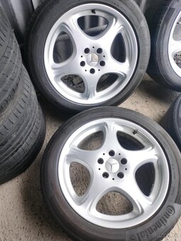 4ks alu disky orig. MB 5x112 R18 pneu 245/45 r18 - 3