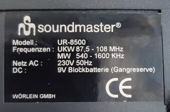 Rádiobudík Soundmaster UR-8500 - 3