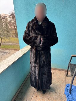 Kabát z pravého Norku vel. 42 ( S/M ) - 3