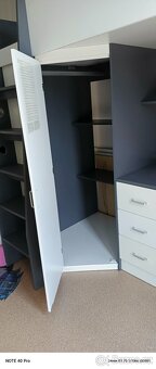 Dětská postel se skříň a psacím stolem - 3