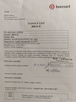 Kompletní letní kola Brock 255/45 r20 - 3