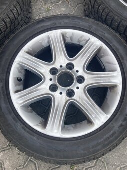 Alu disky 5x120 z vozu BMW řada 1, pneu zimní - 3