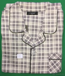 Flanelová pyžama pro chladné noci vel. M, L,XL,2XL, 3XL, 4XL - 3
