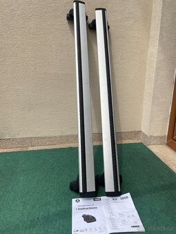 ✅ Hliníkové příčníky Thule WingBar 123cm + patky Thule 753 - 3
