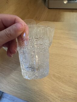 Prodám - broušené sklenice - sada 6 ks - 3