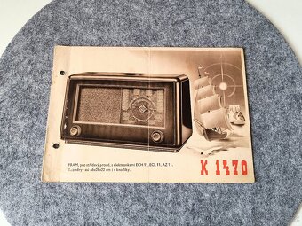 Starožitné prospekty a návody k rádiím - 3