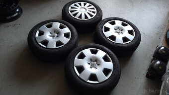 Téměř NOVÁ zimní kola GoodYear 15" 4x100 Corolla E12 TOP - 3