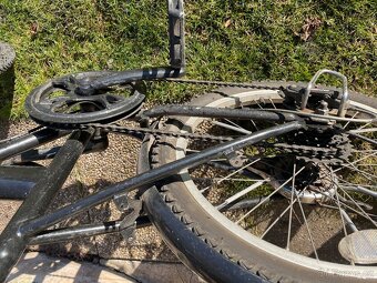 Skládací kolo 20" s přehazovačkou Shimano – černé, TOP stav - 3