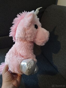 Plyšák jednorožec sedící - 3