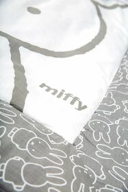 Roba Miffy nová hrací deka 100 cm x 100 cm bílo šedá - 3