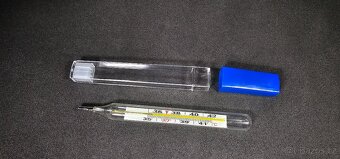 Pravé rtuťové teploměry 5 ks - 3