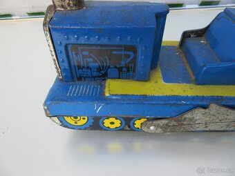 Nabízím retro hračku plechový buldozer Norma TK-01. Nekomple - 3