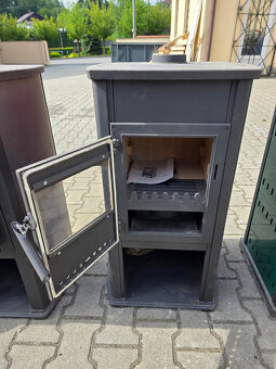 Krbová kamna BELLA THALIA, 6,2kW, červená - 3