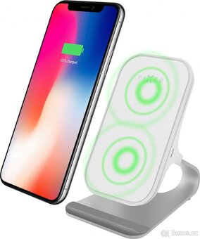 Stojánek s bezdrátovým nabíjením FIXED Frame wireless - 3