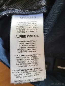 Outdoor kalhoty Alpine Pro vel.116/122 - 3
