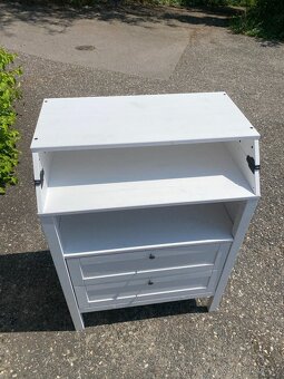 Přebalovací komoda IKEA Sundvik - bíl. mořena - 3