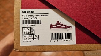 Vans Old Skool vel. 41 - Bordó / Theory Rhododendron - 3