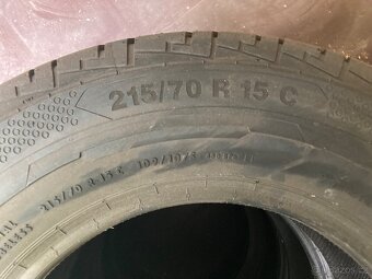 Nové letní pneu Continental VanContact Eco 215/70 R15C 109/1 - 3