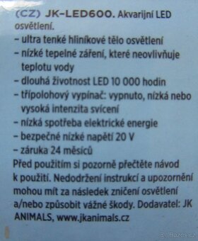 LED osvětlení 20W pro akvárium 60cm nové,nepoužité - 3