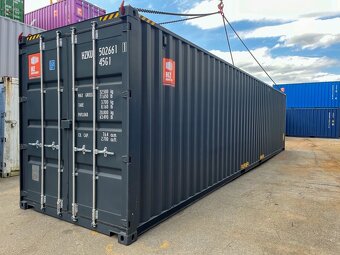 Lodní kontejner 40'HC šedý antracit - PRAHA - 3