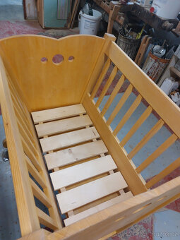 Nová dětská kolébka z masivního dřeva - 3