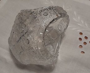 Košík Bohemia Crystal broušené sklo - 3