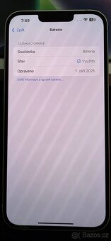 Apple iPhone 14 Plus 128GB fialový nová baterie kondice 100% - 3