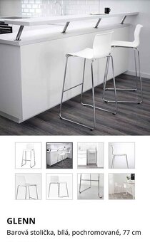 GLENN Barová stolička 6 ks - 3