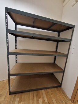 Regál kovový 180 x 160 x 60 cm - 3