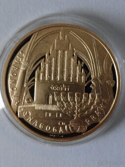 Zlatá medaile - Rabí Jehuda Löw ben Becalel, 15.56 gr - 3