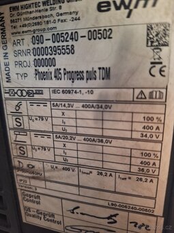 Prodam pulsni svarecku ewm phoenix 405 puls - 3