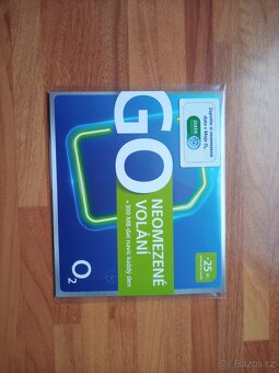 PRODÁM NOVOU NEROZBALENOU SIM KARTU GO O2 PREMIOVÉ ČÍSLO - 3