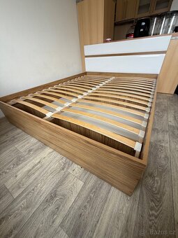 Postel 160x200 cm + matrace + rošt – kompletní set - 3