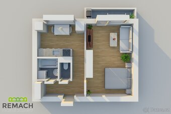 Pronájem, Byty 1+1, 37 m2, Staré Město, ulice Kopánky - 3