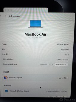 Apple MacBook Air 13,6" / M3 / 8GB / 256GB (2024) - 3