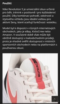 Dámské boty NIKE REVOLUTION 5 vel. 36,5 - 3