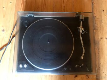 JAPONSKÝ VINTAGE GRAMOFON TOSHIBA/ TEC 3001 , VE DŘEVĚ - 3