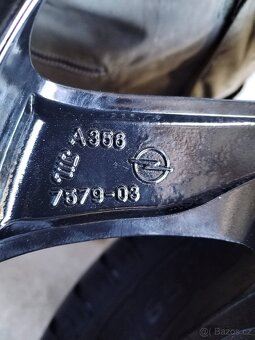 opel corsa cerne disky 4x108 R16 + 195/55/16 zima - 3