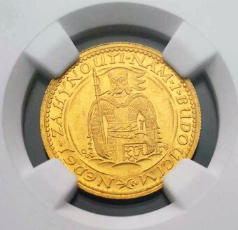 Svatováclavský dukát 1935, certifikace NGC MS 65 - 3