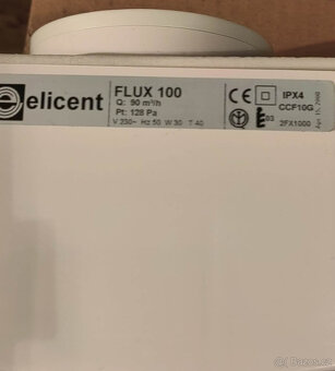 odstředivý ventilátor Elicent Flux 100 - NOVÝ - 3