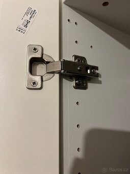 IKEA PAX šatní skříň – bílá, 100×58×201 cm (BERGSBO dveře) - 3