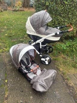 Kombinovaný kočárek coletto florino Carbon - 3
