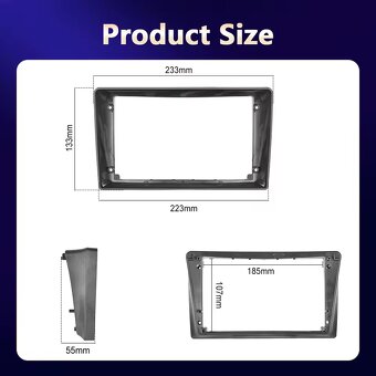 Android 2DIN rádio, GPS, Nové - 3