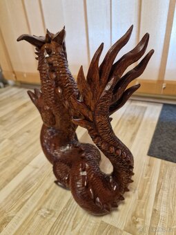 Dřevená socha Drak - 3