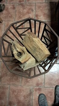 Koš na dřevo/venkovní ohniště - 3