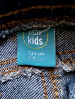 Nové chlapecké džíny vel.134 - 3