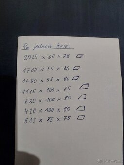 Akátové dřevo hranoly - 3