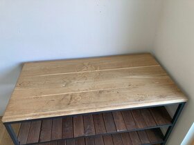 Nový ponk deska dub masiv 150 x 80 cm - 3