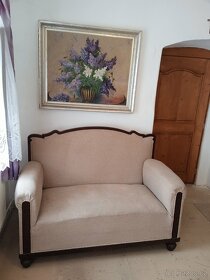 Pohovka starodávná,sofa,zámecká sedačka - 3