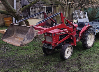 Japonský malotraktor Yanmar 1610d 4x4 s nakladačem - 3